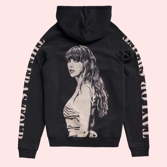 The Eras Tour Dark Gray Hoodie - Picture 1 of 7